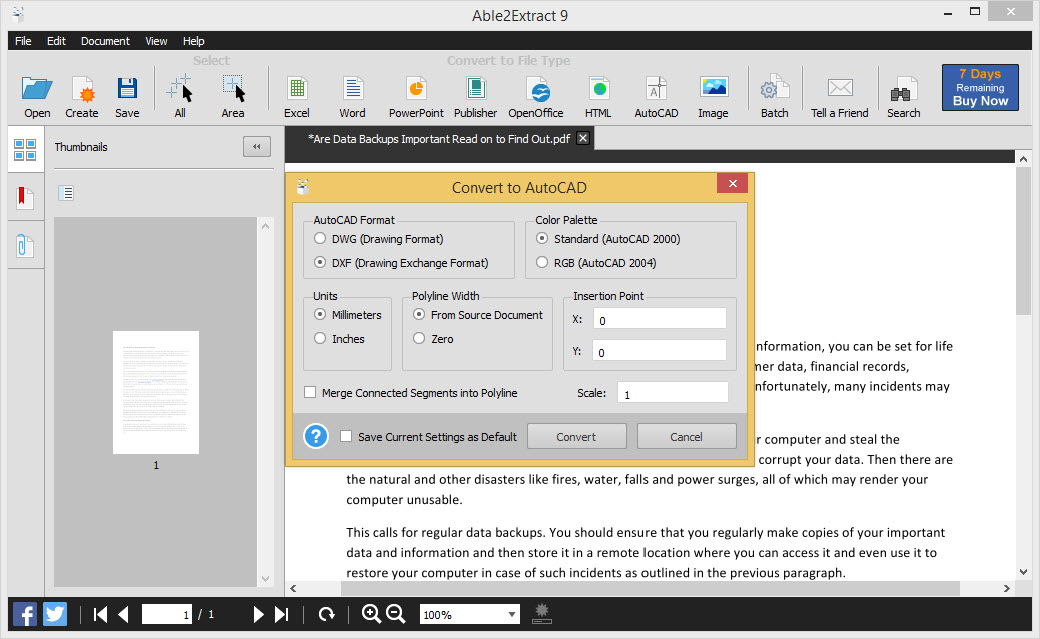 Able 2 Extract Pdf Converter