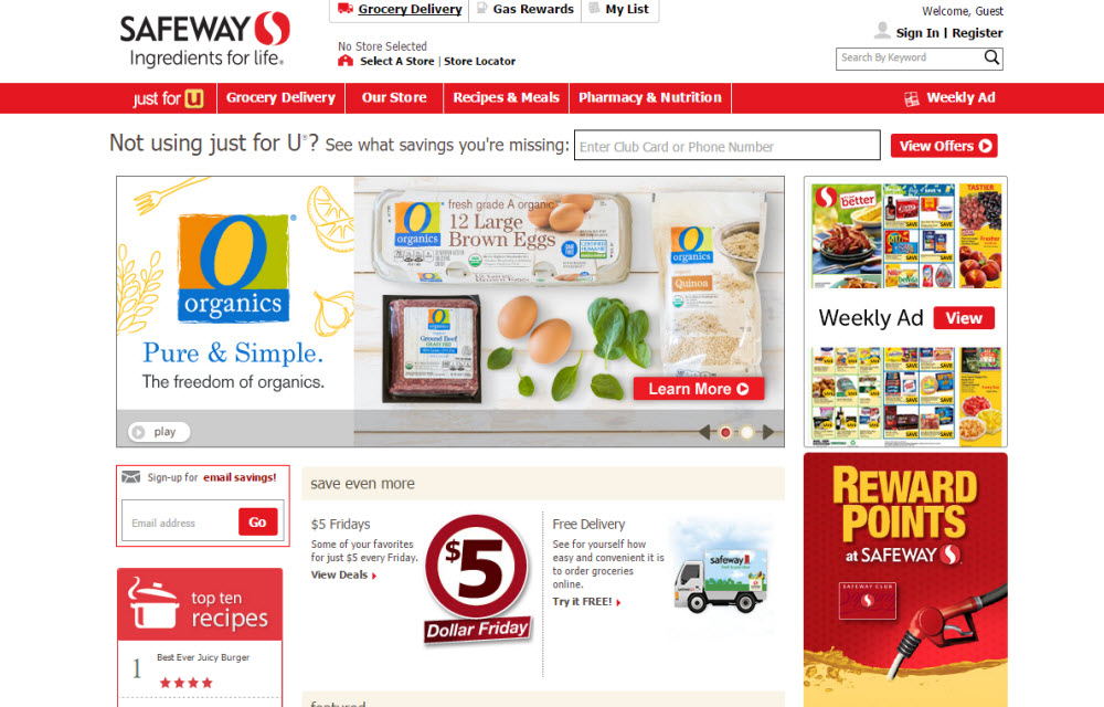 Online Delivery: Safeway Online Delivery