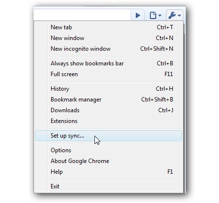 Chrome sync