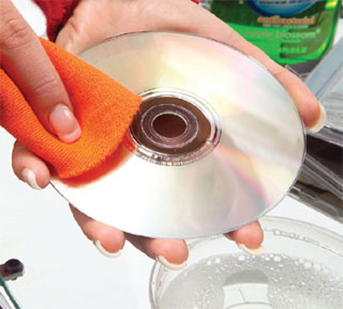 CD or DVD Cleaning