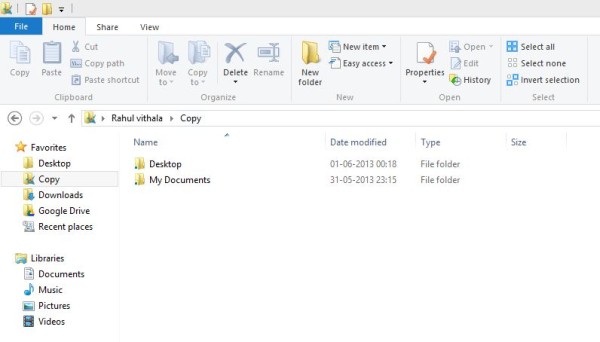 Desktop Named Folder