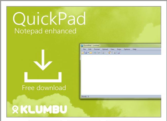 QuickPad Is A Best Alternative To Notepad With Additional Options