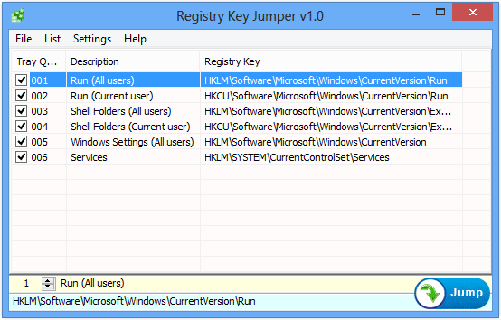 Registry Key Jumper thetechhacker