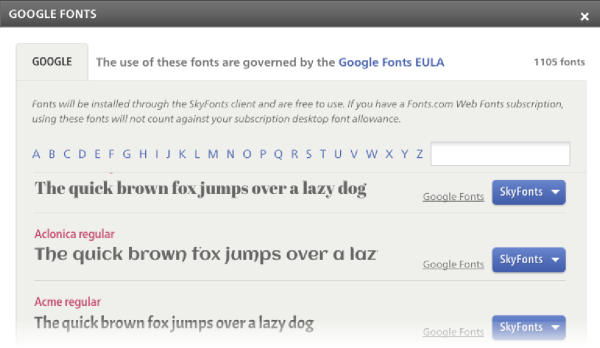 Use Google Fonts on Windows and Mac For Faster Web Browsing thetechhacker