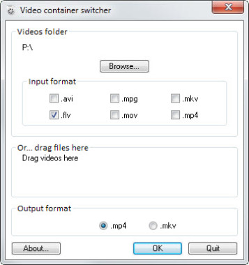 Video Container Switcher