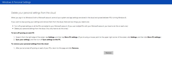 Windows 8 Settings