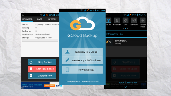 Backup Your Android Phone Completley With GCloud Backup