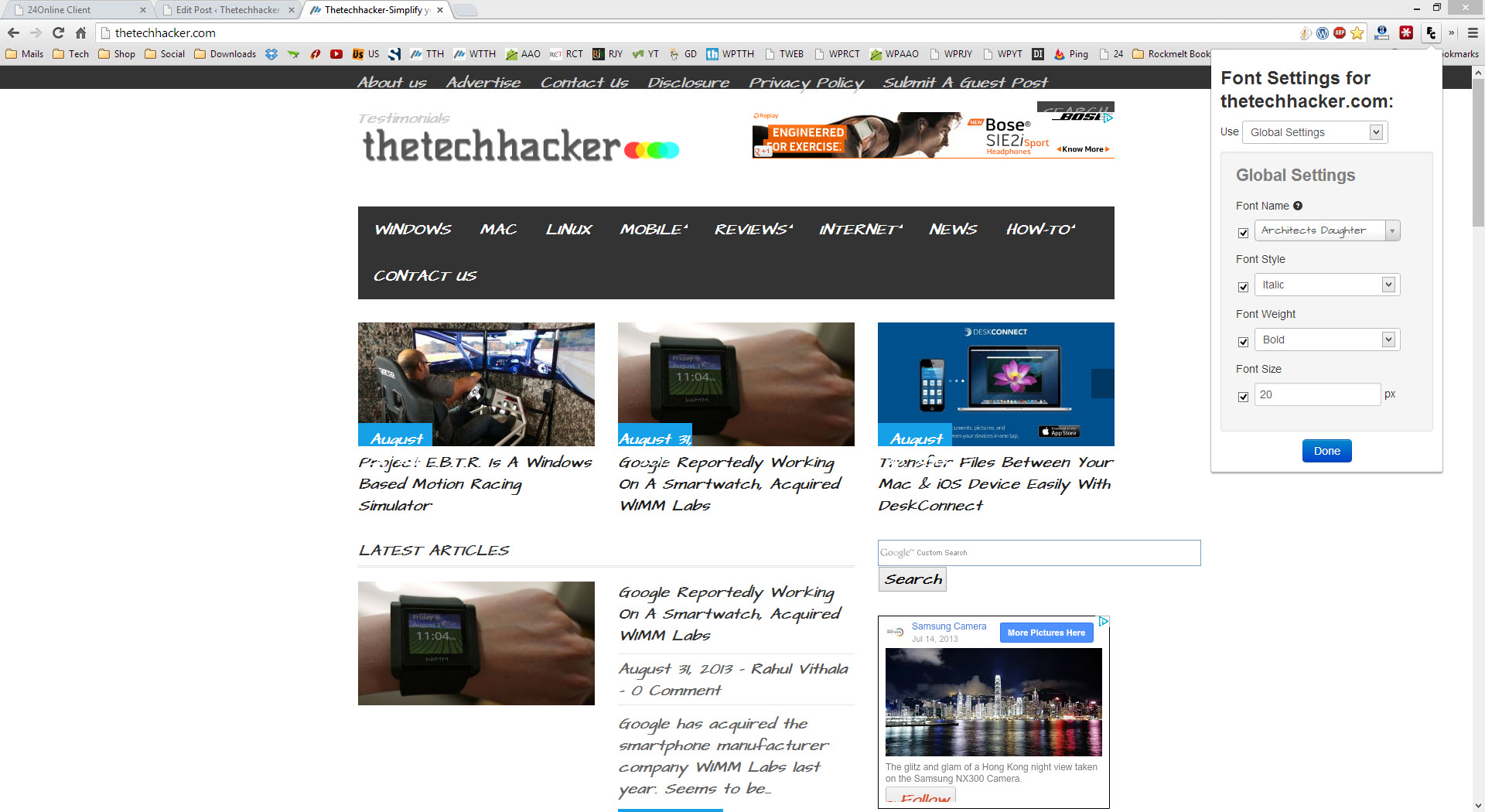 Font Changer For Chrome