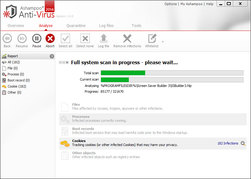 Ashampoo Full System Scan