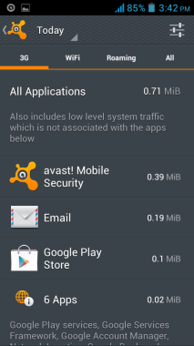 Avast Network Meter 3G