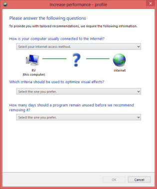 TuneUp Increase Performance Profile