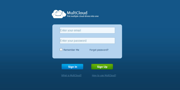 Multcloud Signup