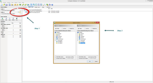 Selecting Folders