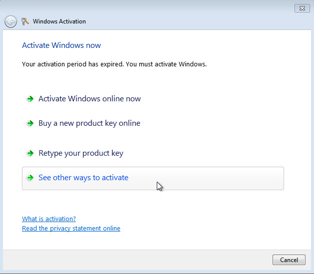 Windows Activation