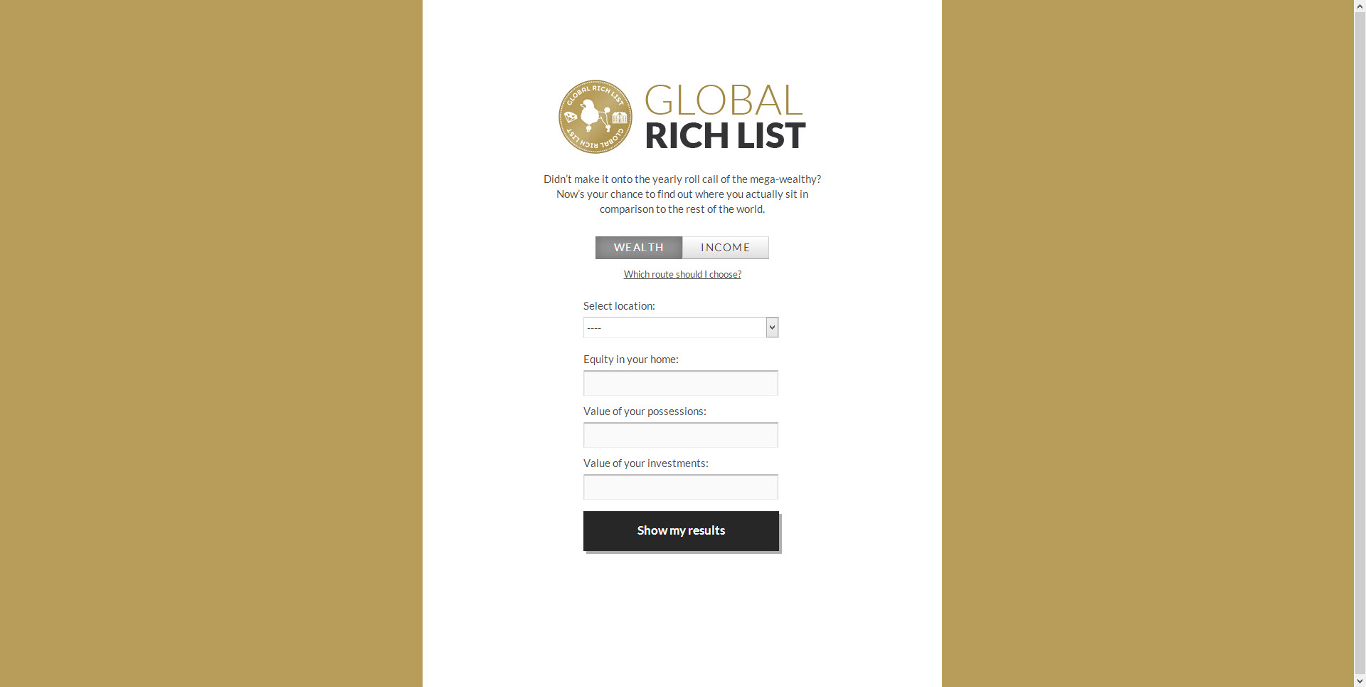 Global Rich List
