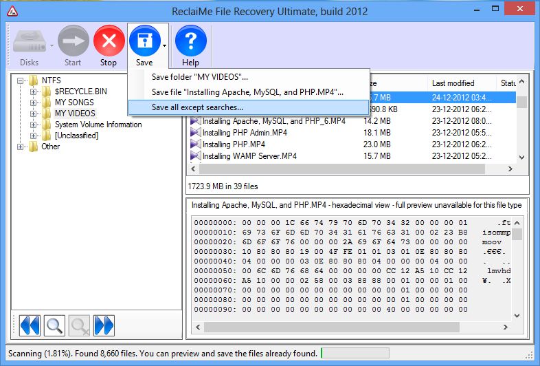 reclaime file recovery crack build 3306