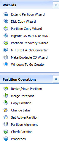 AOMEI Partition Assistant Features