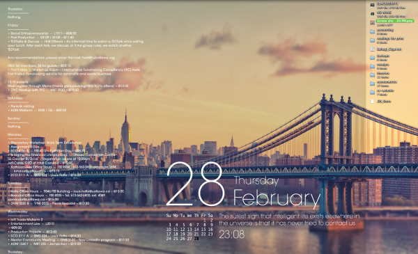GeekTool Is A Rainmeter Alternative To Mac