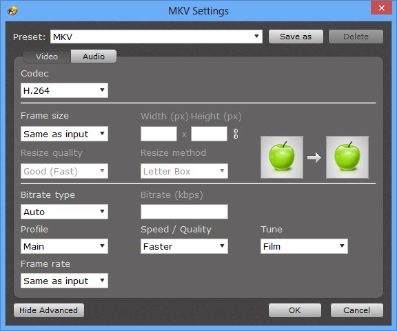Movavi Settings