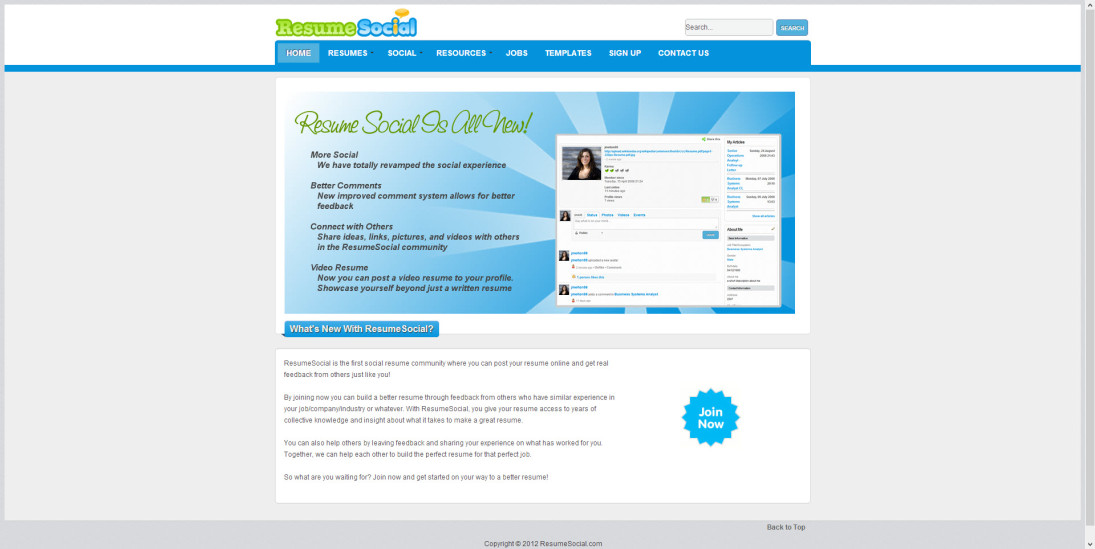 ResumeSocial