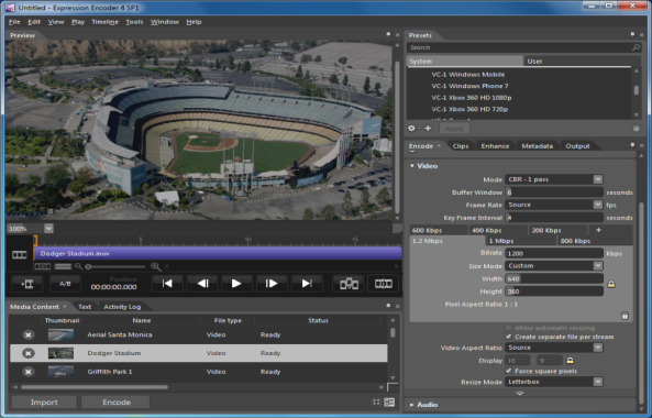 Microsoft Expression Encoder 4
