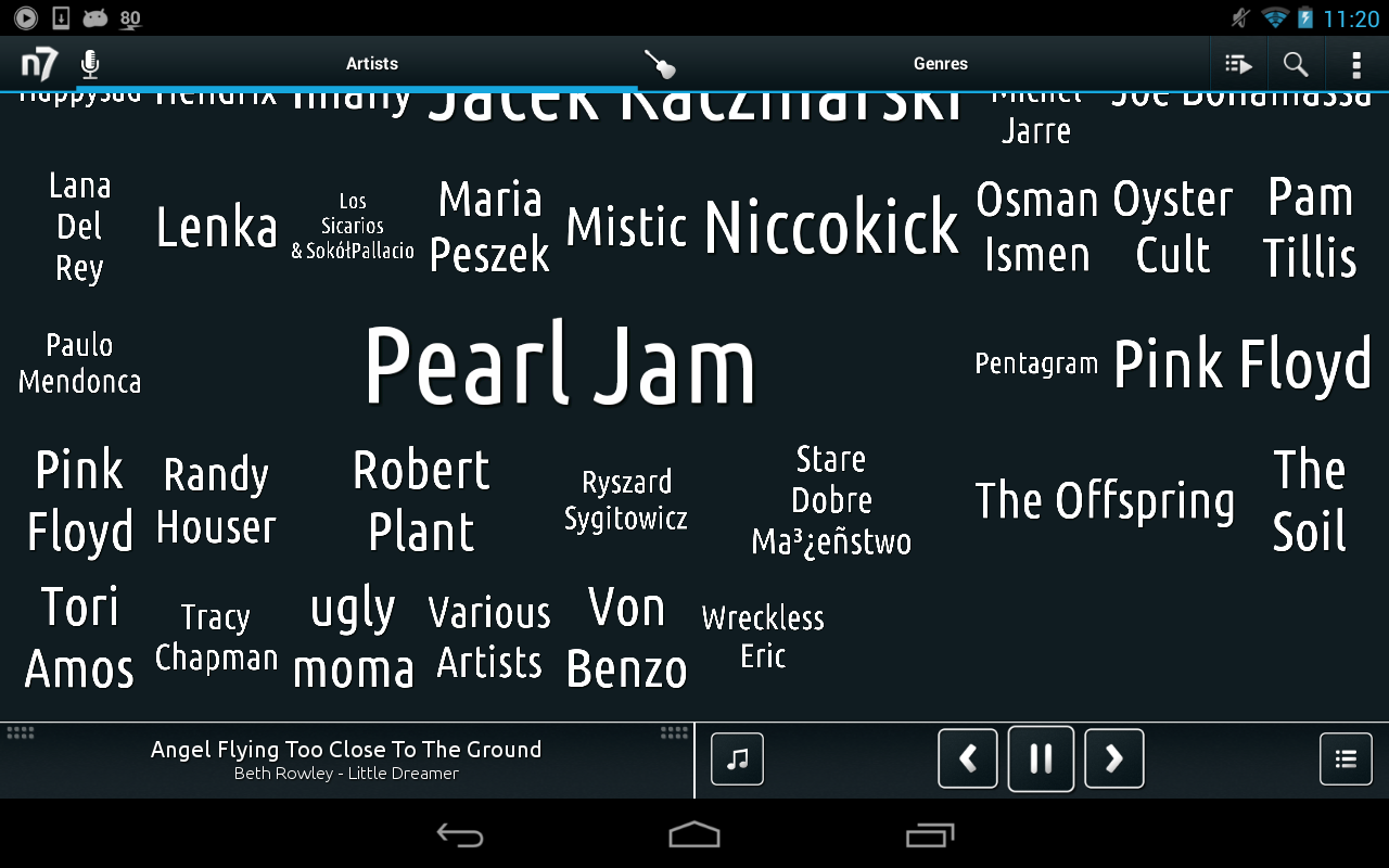 n7 music player for android