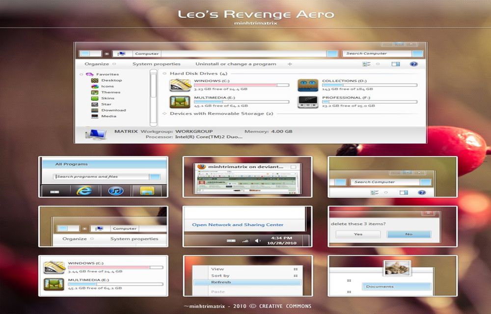 Leo's Revenge Aero For Windows 7