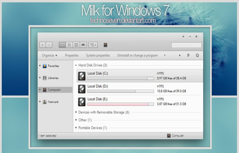 Milk for Windows 7