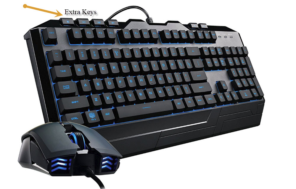 Extra Keys in Gaming Keyboard