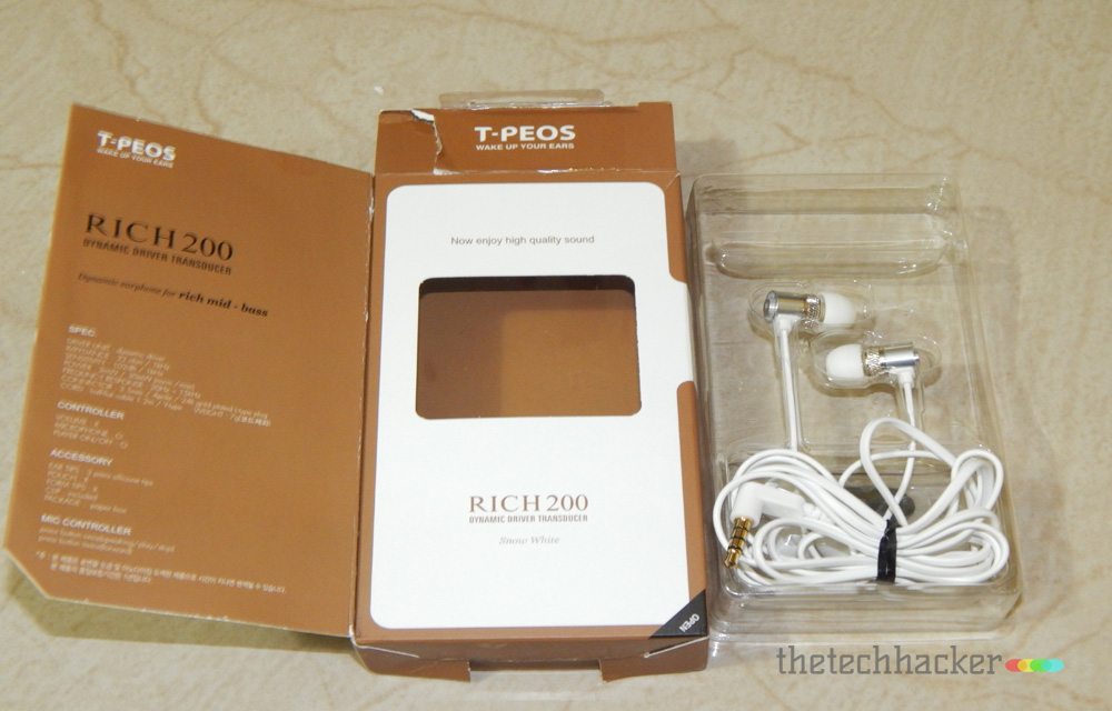 T-Peos Rich200 Box Contents