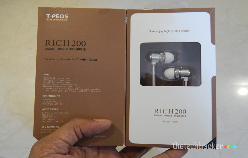T-Peos Rich200 Box Open