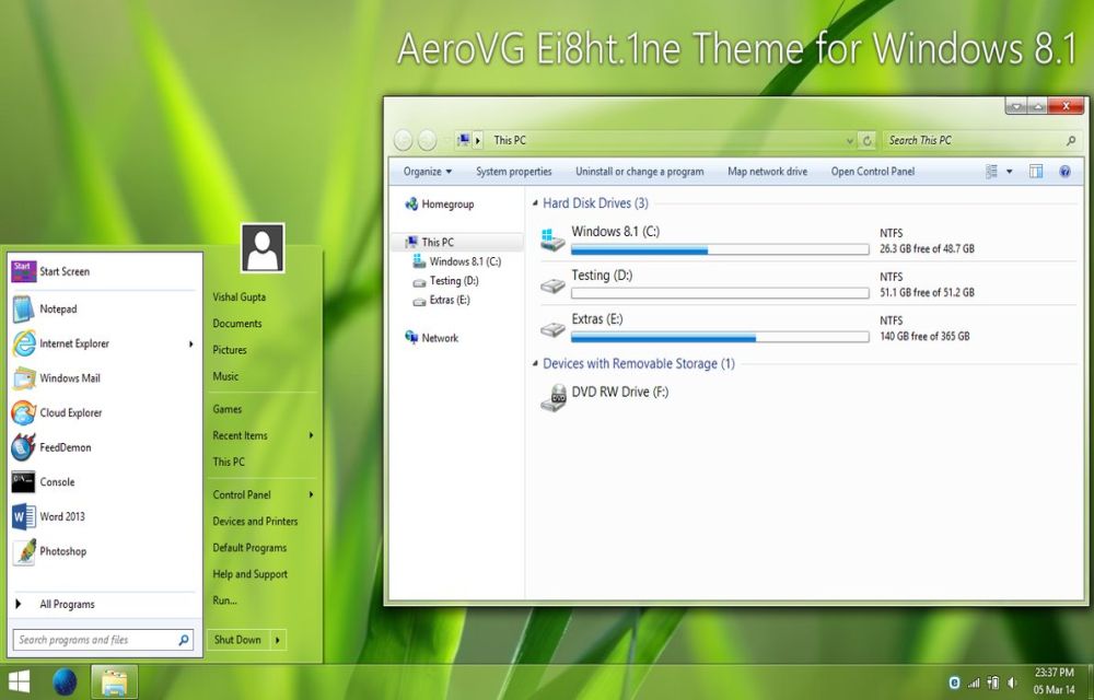 AeroVG Ei8ht1ne