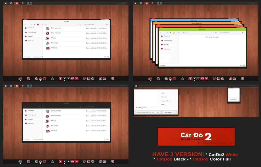 Catdo2 Theme for Windows 8.1