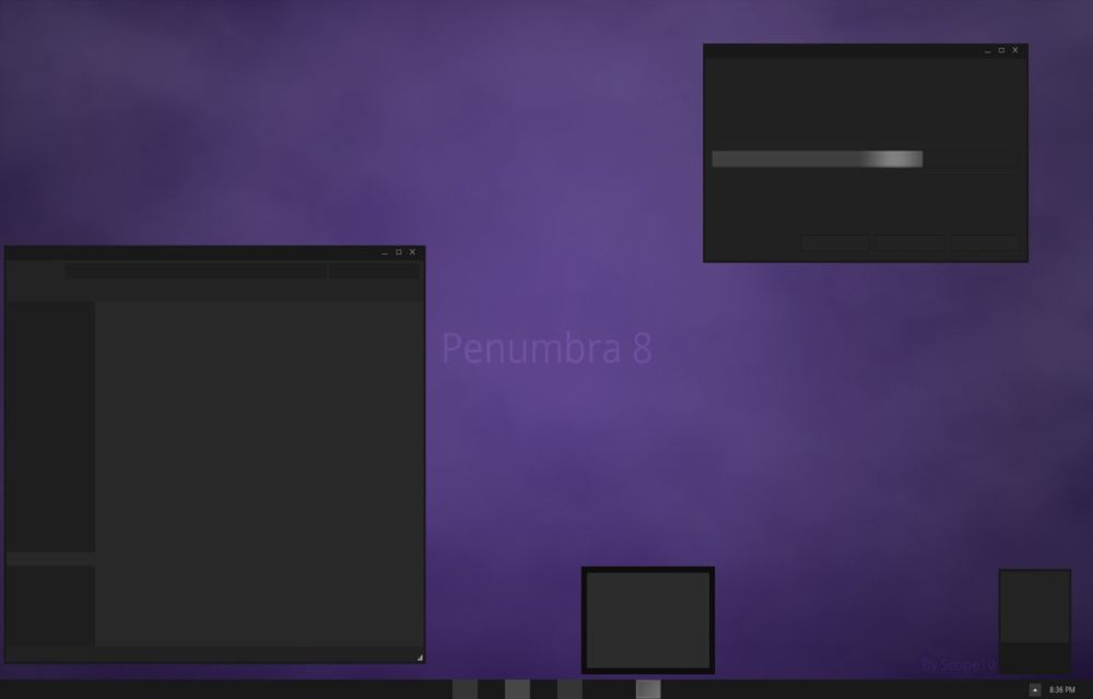 Penumbra 8 Theme for Windows 8.1