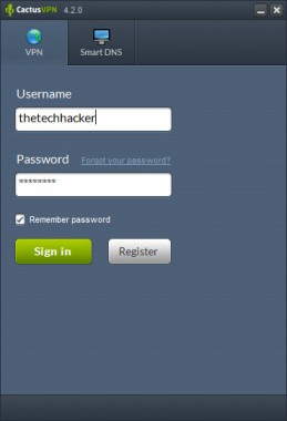 Login Screen