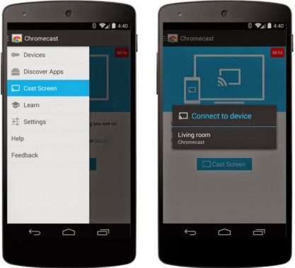 How to Cast Screen using Chromecast