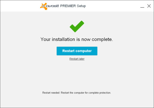 Avast Premier Setup Final Installation