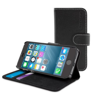 Snugg iPhone 6 Plus Leather Flip Case