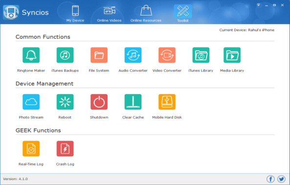 SynciOS Toolkit