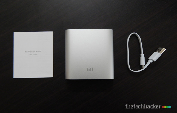 Xiaomi Mi 10400mAh Powerbank Box contents