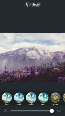 Afterlight iOS8 App