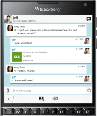 Blackberry HUB