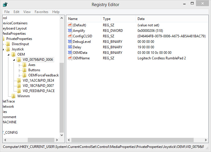 Registry Editor