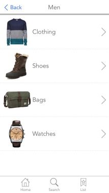 App subcategories