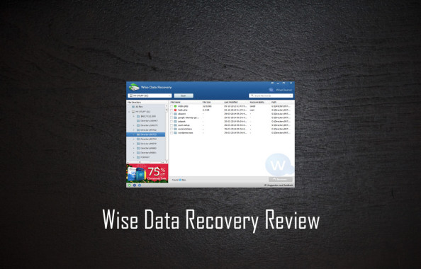 Wise Data Recovery Review