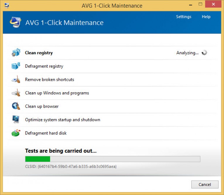 AVG 1-Click Maintenance