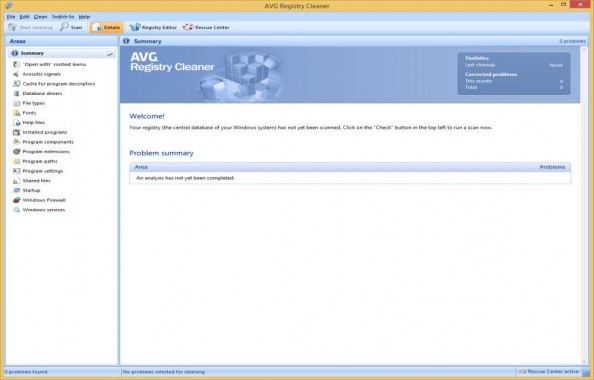 AVG Registry Cleaner