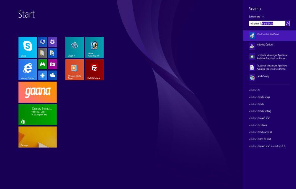 How to send fax using Windows Fax and Scan option