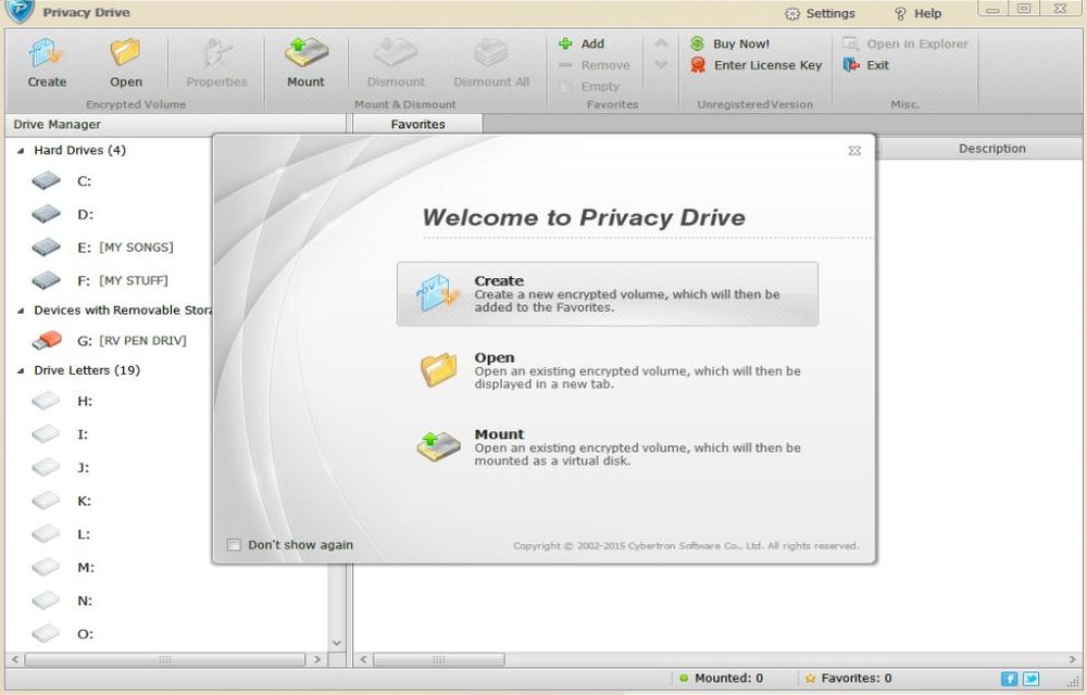 Privacy Drive Start