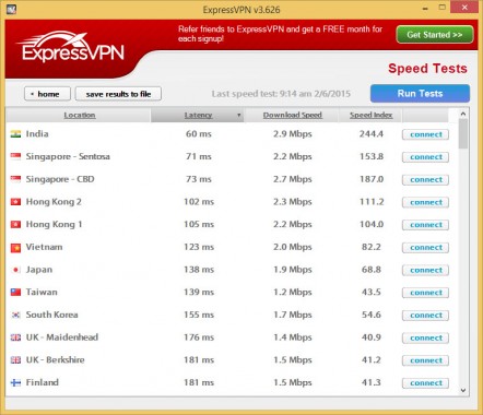 Speed Test